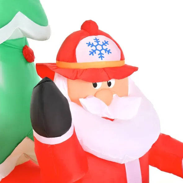 Santa Fire Truck Inflatable™