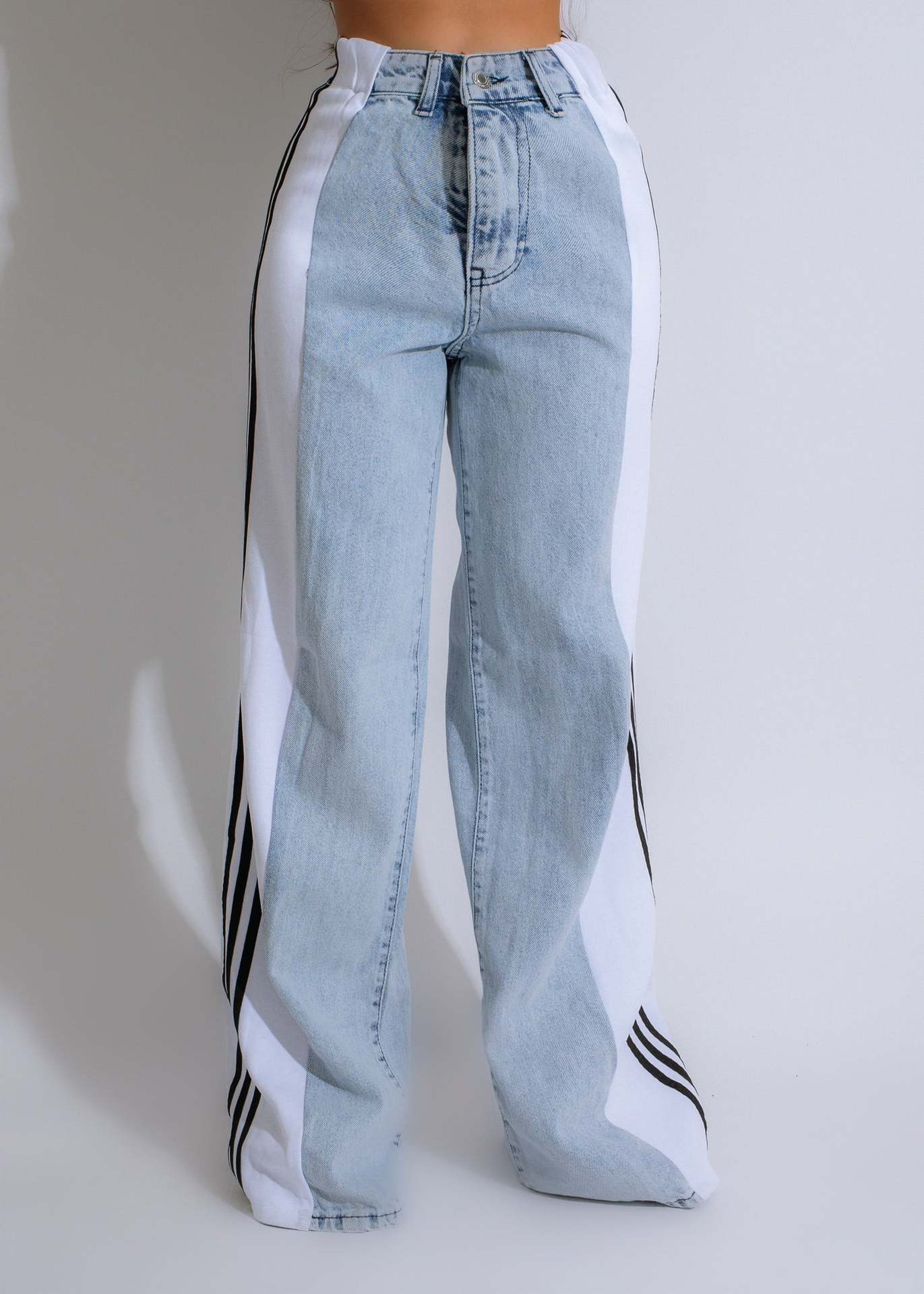 UrbanStripe Denim Trouser ™