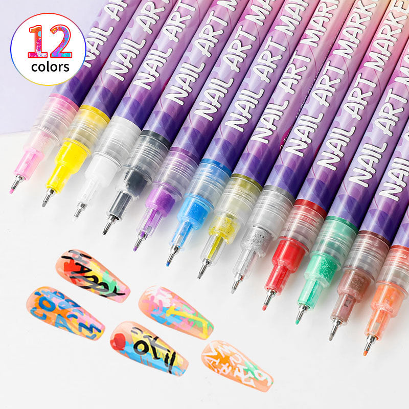 Acrylic Nail Art Marker Pen Set™