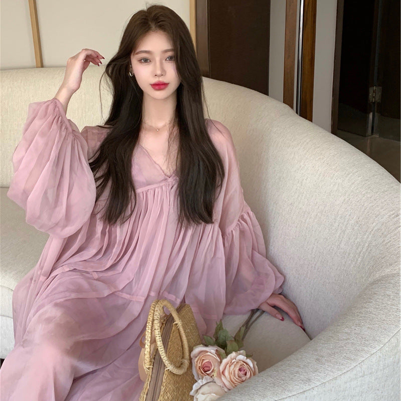 LunaMesh Midi Dress