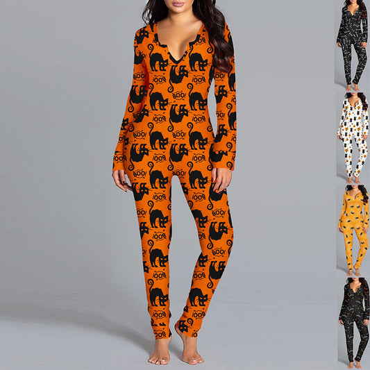 Spooky Chic Halloween Jumpsuit™