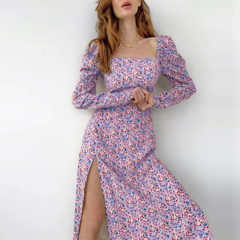 DaisyDream Long-Sleeved Slit Dress™