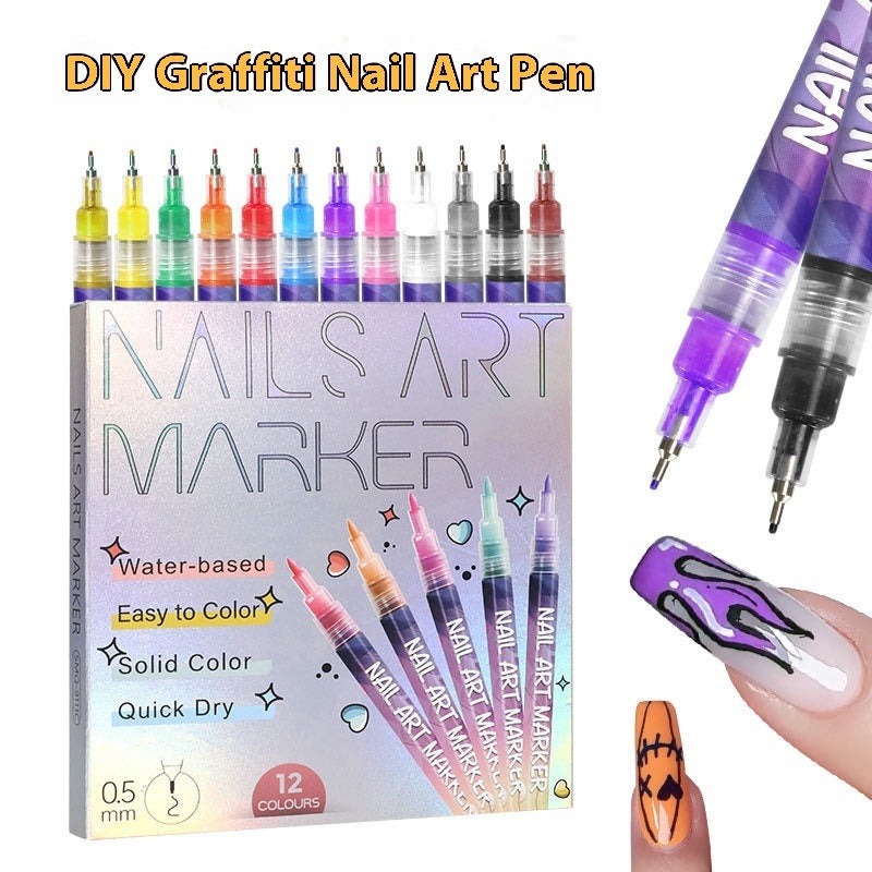 Acrylic Nail Art Marker Pen Set™