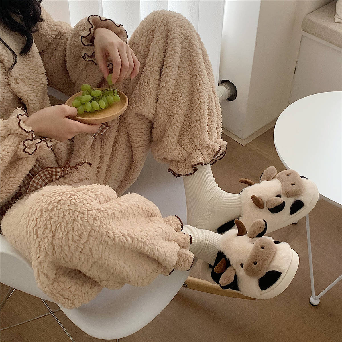 Kawaii Cow Cuddle Slippers™