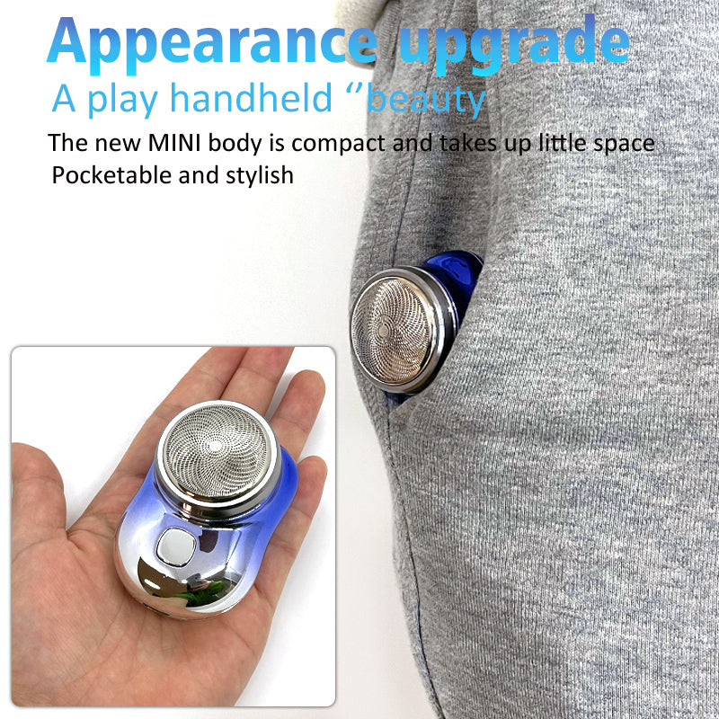 Mini afeitadora inalámbrica portátil para rostro