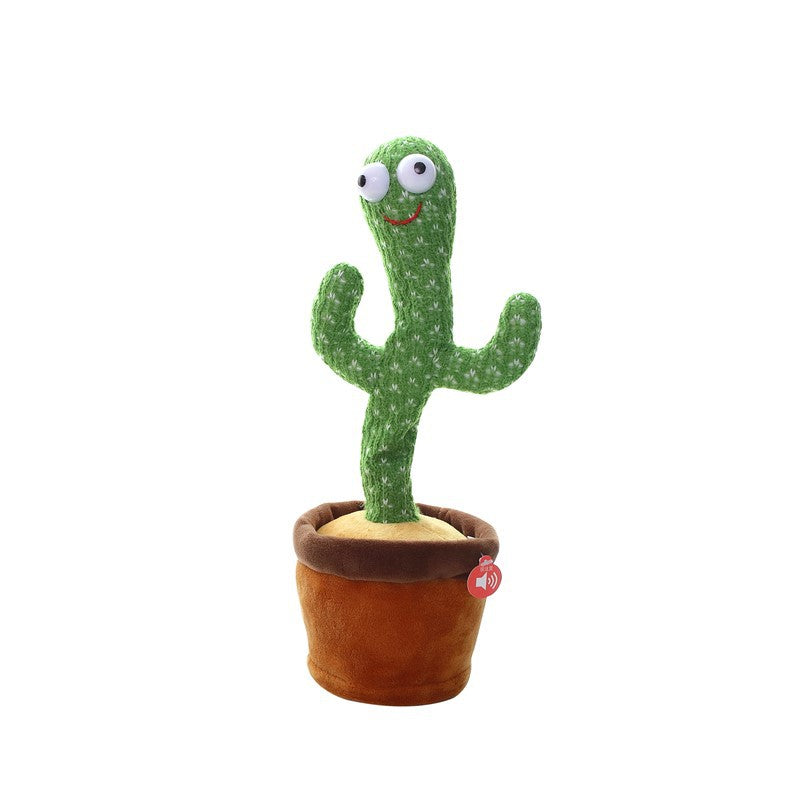 Juguete de peluche de cactus bailando