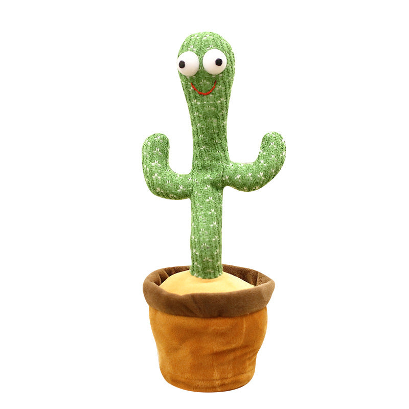 Juguete de peluche de cactus bailando