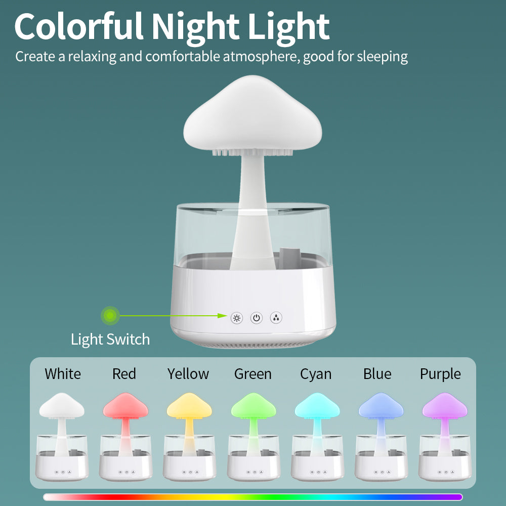 Humidificador de escritorio 2 en 1 Aromaterapia Rain Cloud