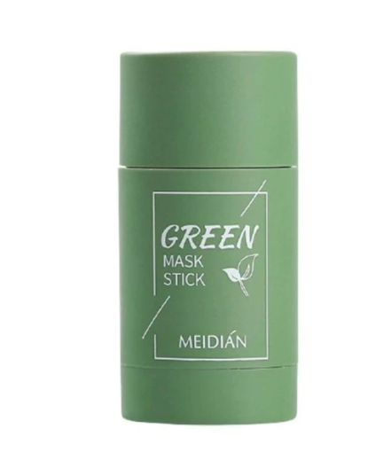 Mascarilla de té verde Clay Stick Anti-Acné Mascarilla de algas blanqueadoras Cuidado de la piel