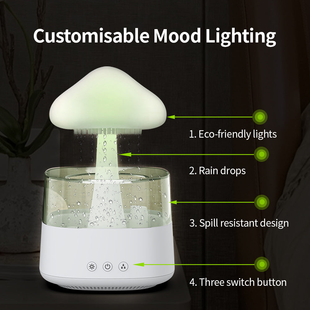 Humidificador de escritorio 2 en 1 Aromaterapia Rain Cloud