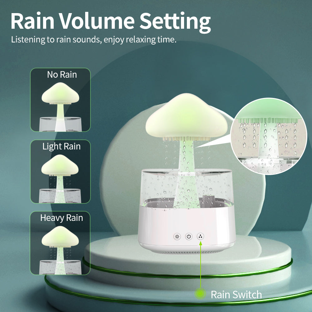 Humidificador de escritorio 2 en 1 Aromaterapia Rain Cloud