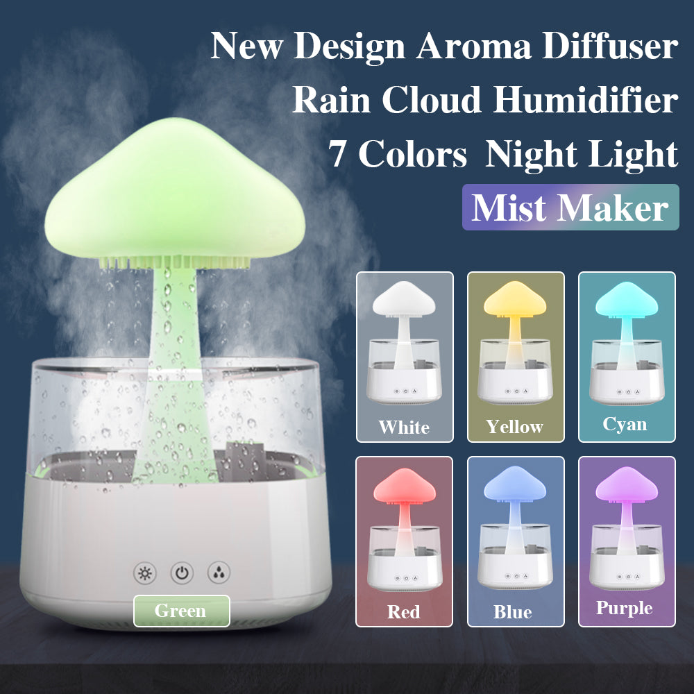 Humidificador de escritorio 2 en 1 Aromaterapia Rain Cloud